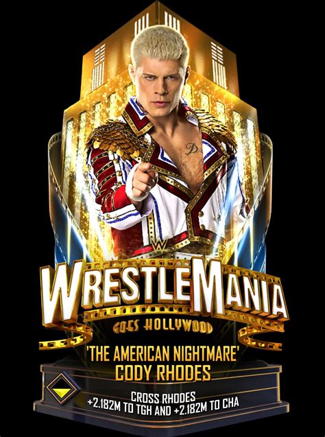 WWESC The American Nightmare Cody Rhodes WrestleMania39 | 2K Newsroom