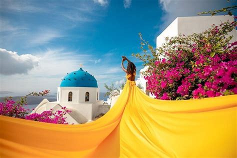 2024 Flying Dress Photoshooting Santorini