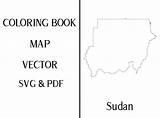 Sudan Coloring Book Map For Kids Graphic By Mappingz · Creative Fabrica sketch template