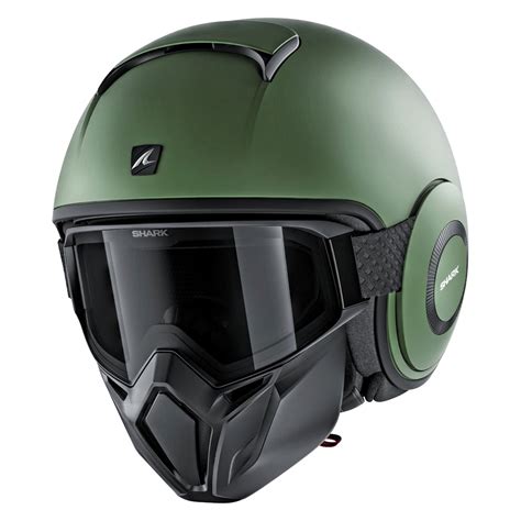 Shark Helmets® - Street-Drak Blank Matte Open Face Helmet - POWERSPORTSiD.com