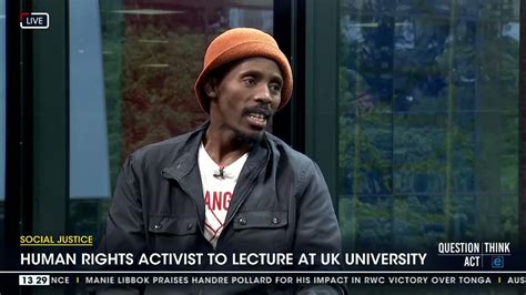 Human Rights activist to lecture at UK university - YouTube