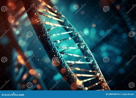 DNA Gene Helix Spiral Molecule Structure. Medicine Stock Illustration ...