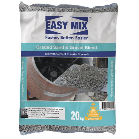 Easy Mix Graded Sand & Gravel Blend | Create concrete, render & grout