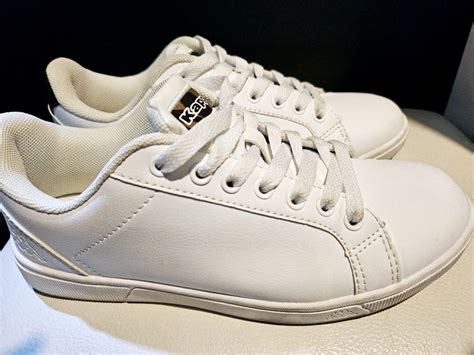 KAPPA white sneaker, Women's Fashion, Footwear, Sneakers on Carousell