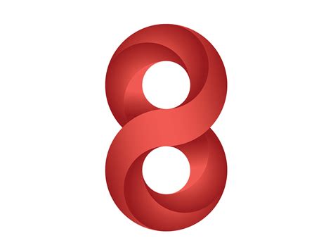 Logo 8 Number by Sk rana on Dribbble