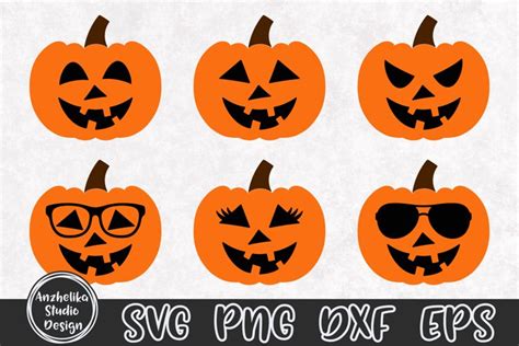 Pumpkin Face SVG | Jack-O-Lantern SVG | Halloween Party SVG