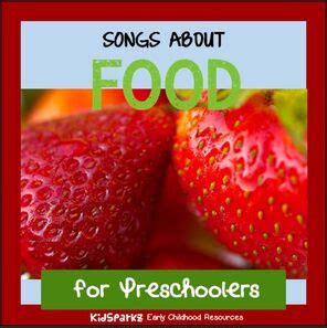 Songs and rhymes about food for preschool Pre-K and Kindergarten. - KIDSPARKZ