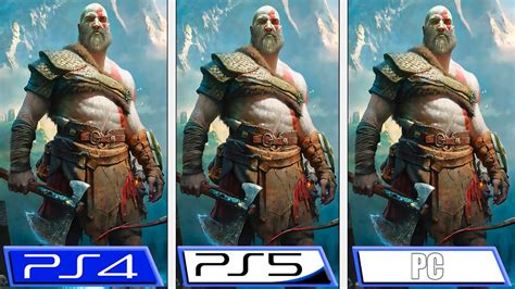 God of War | PC - PS5 - PS4 | Graphics Comparison & FPS - YouTube