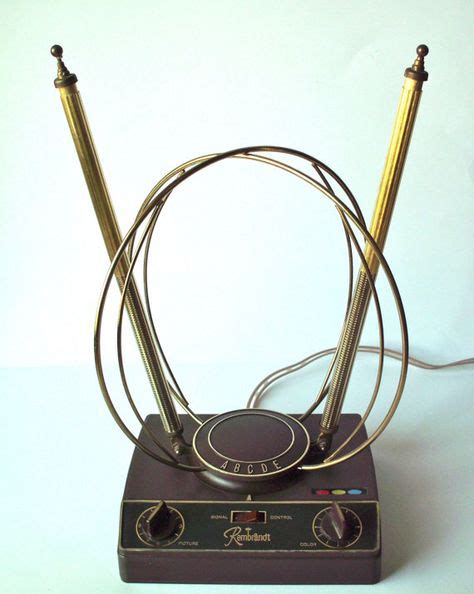 Vintage Atomic Rembrandt "Rabbit Ears" TV Antenna | Vintage, Rabbit ears, Ear