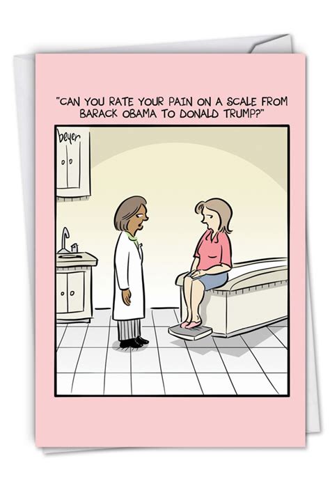 Pain Scale: Humorous Feel Better Card