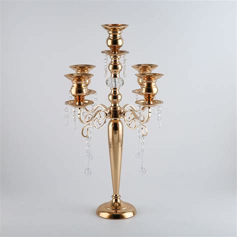 Modern Golden Centerpiece Candle Holder – CharmyDecor