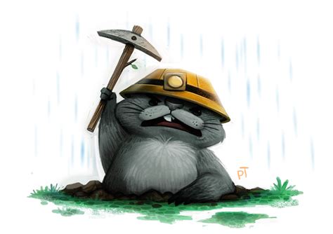 Day 577. Pooh Crossing - Gopher by Cryptid-Creations on DeviantArt