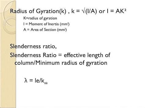 Radius of Gyration: Formula & Moment of Inertia