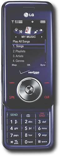 Customer Reviews: Verizon LG Chocolate Cell Phone Blue LG-VX8550BLK - Best Buy