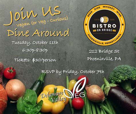 October Dine Around at Bistro on Bridge