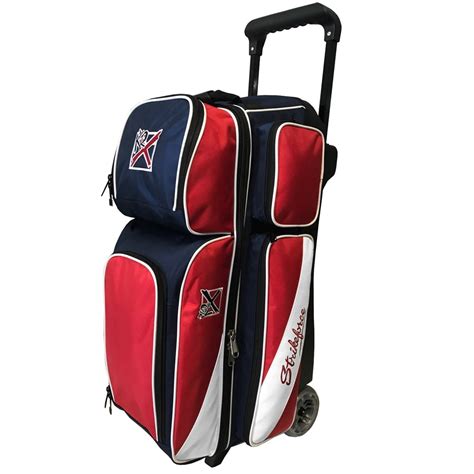 KR Strikeforce Fast Triple Roller Bowling Bag- Red/White/Blue - Walmart ...