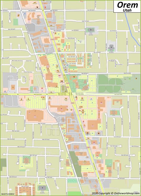 Orem Map | Utah, U.S. | Discover Orem with Detailed Maps