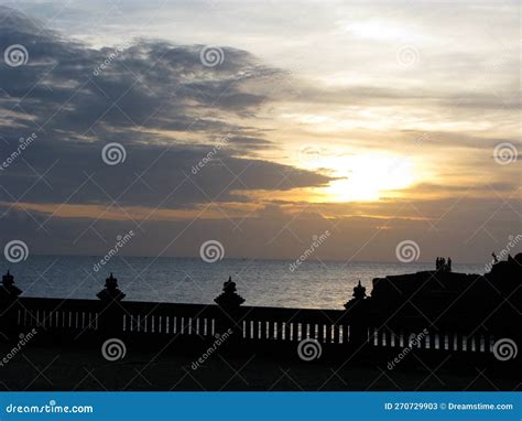 Tanah Lot Temple, an Ancient Hindu Temple, Indonesia Stock Image ...