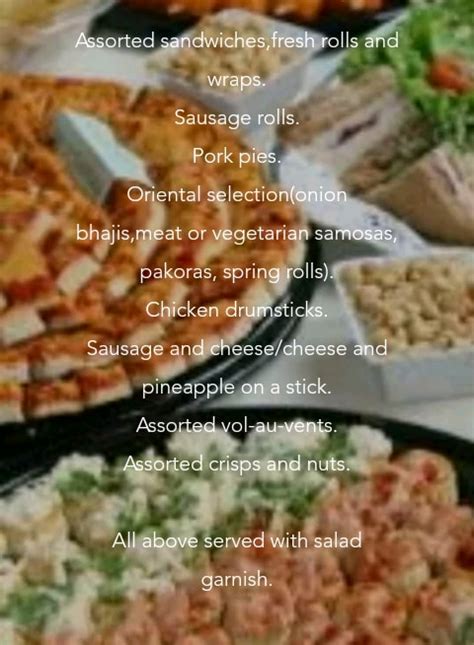 PHILLIPS CATERING MENU'S. - WELCOME TO PHILLIPS CATERING.