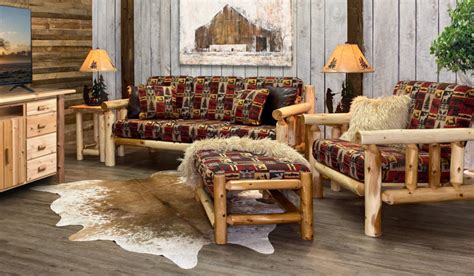 Log Cabin Living Room Sets | Baci Living Room