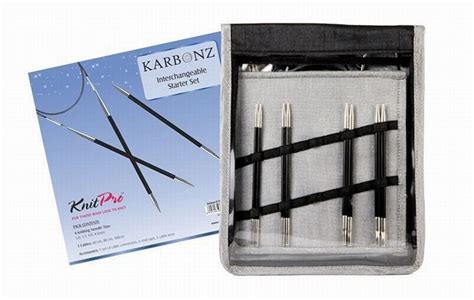 KnitPro Karbonz Interchangeable Starter Knitting Needle Set £50.99 ...