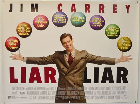 Liar Liar (Lie Bubbles Version) - Original Movie Poster