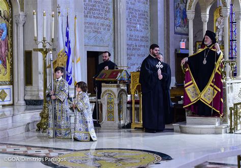 Three Hierarchs Divine Liturgy and Greek Letters Celebration in New York | Orthodox Times (en)