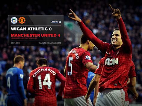 Final score wallpaper, Wigan vs Manchester United 0-4 | Manchester ...