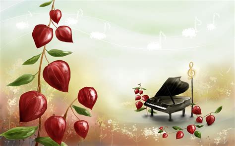 Autumn Piano ~ Autumn Posters Picture