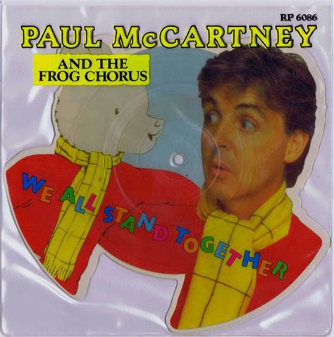 Paul McCartney and The Frog Chorus - Shaped Picture Single We All Stand Together (Parlophone RP ...