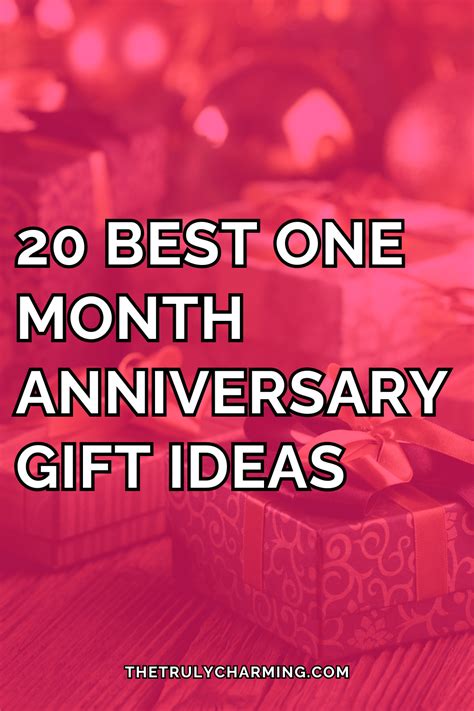 20 Best One Month Anniversary Gift Ideas in 2024 | One month ...