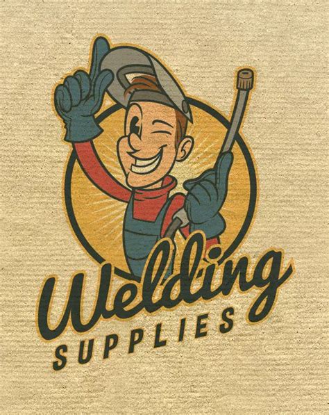 Retro Vintage Cartoon Welder Mascot- Welding Logo by unrealstock on Envato Elements | Welding ...