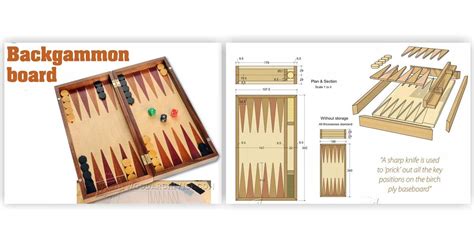 Backgammon Board Plans • WoodArchivist