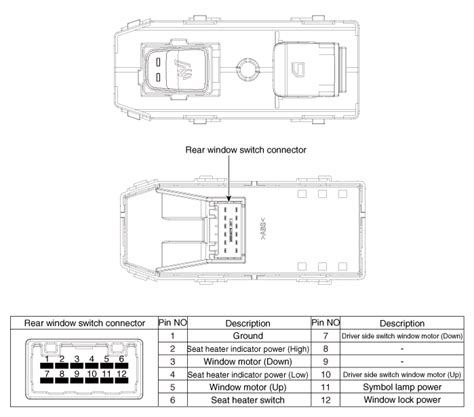 Hyundai Elantra - Power Window Switch - Power Windows