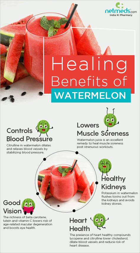 Watermelon: Nutrition Facts And Benefits, Infographic