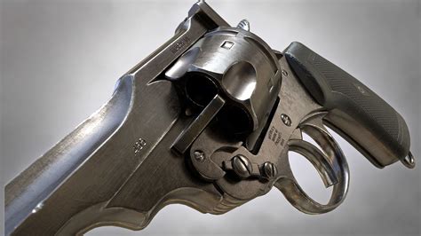 Webley Revolver 3D Model