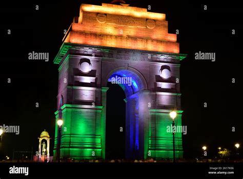 New Delhi, India - 14 September 2022 : Best tourist place India gate ...