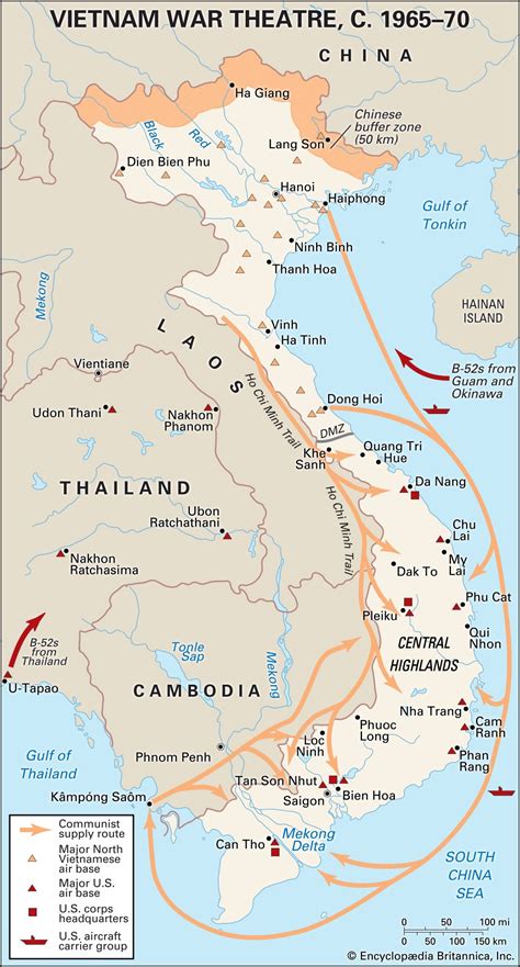 Vietnam War World Map