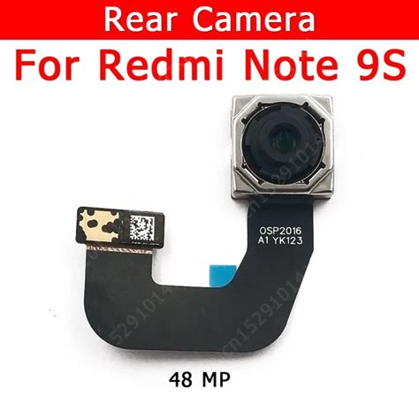 Original Rear Camera For Xiaomi Redmi Note 9s Note9s 9 s Back Main Big ...