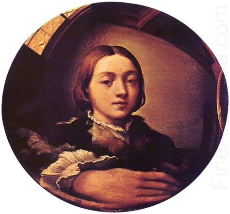 Self-portrait in a Convex Mirror a PARMIGIANINO Wholesale Oil Painting China Picture Frame 08449