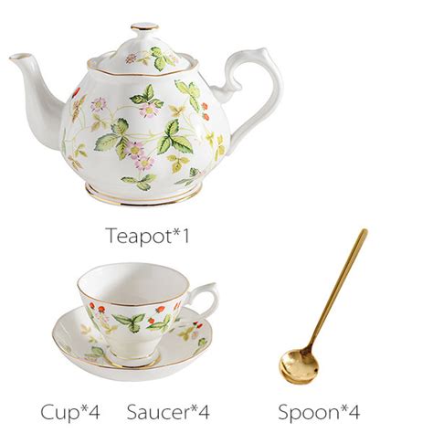 English Teapot And Teacup Set - ApolloBox