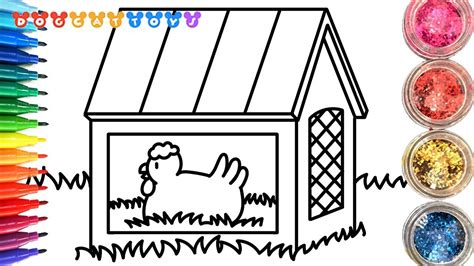 Chicken Coop Coloring Pages