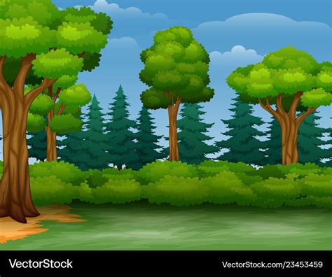 Animated Forest Trees