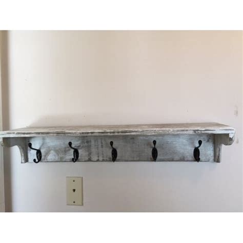 Utility Shelf with Hooks | Wayfair