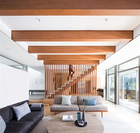 The Edge House by Vallely Architecture | Stairs in living room, Modern ...