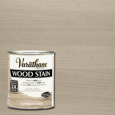 Varathane 1 qt. Sunbleached Premium Fast Dry Interior Wood Stain (2 ...