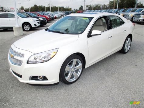 White Diamond Tricoat 2013 Chevrolet Malibu LTZ Exterior Photo ...