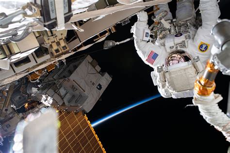 Watch two astronauts take a milestone spacewalk outside the ...