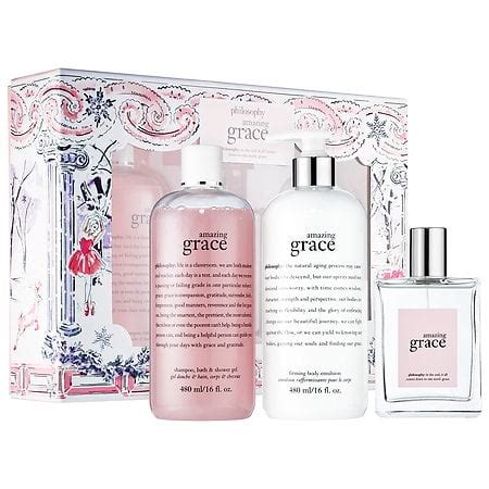 Philosophy - Philosophy Amazing Grace 3-Piece Jumbo Gift Set - Walmart ...