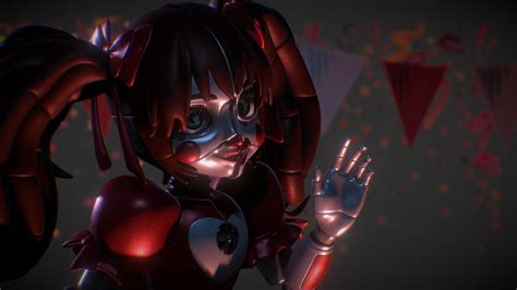 Qutiix Stylised Circus Baby Sister Location - Download Free 3D model by ...